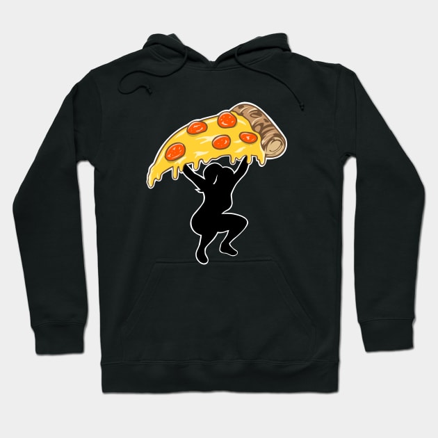 Pizza and Fitness Hoodie by TimAddisonArt